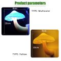 Lampu Tidur LED Bentuk Jamur Kecil Dengan sensor Cahaya. 