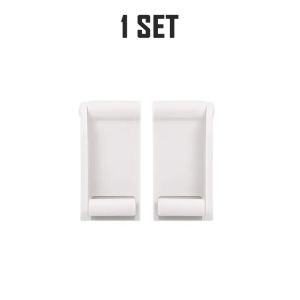 Adjustable Magnetic Paper Roll Holder Kitchen Towel Tissue Wipes Wet Kitchen Fridge Roll Storage Organizer Organiser No Drill Rack for Bathroom Rolls Container Dispenser Accessories Set Toilet