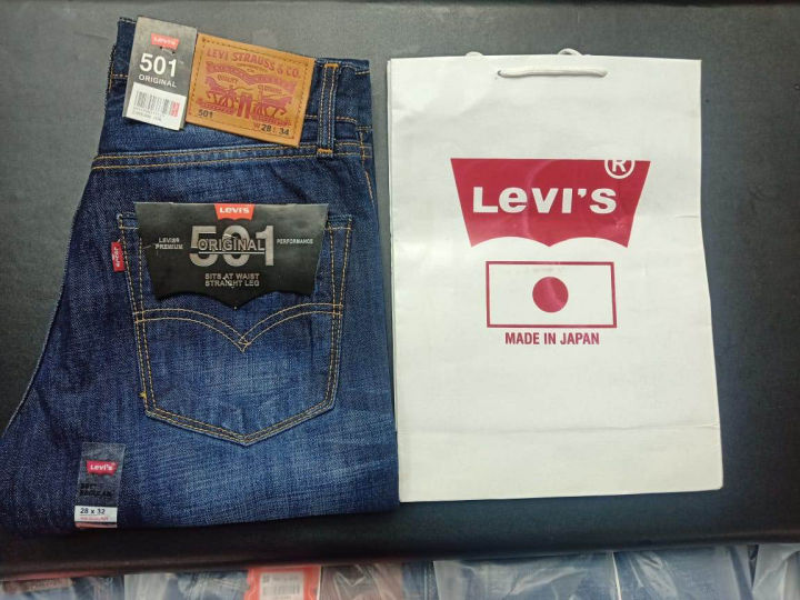 Celana Jeans Pria Levis 501 ORIGINAL Pria -/Celana Jeans Panjang