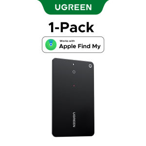 Thiết Bị Chống Mất UGREEN Smart Tag Tracker Anti-Lost Rechargeable cho iPhone 16 - Hỗ Trợ Apple Find My IP68 Waterproof Pin 12 Tháng Dùng Liền (Đen)