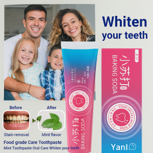 Baking soda toothpaste Remove Yellow Stain Fresh Breath oral care
