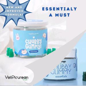 Vetpicurean Chubby Gummy Essential - Vitamin Anjing Kucing