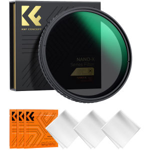 K&F Concept 37/40.5/43/46/49/52/58mm Fader ND Filter Neutral Density Variable Filter ND2 to ND32 for Camera Lens with NO X Spot Nanotec Ultra-Slim Weather-Sealed for Sony Canon Nikon DSLR Camera