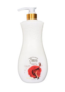 Sữa tắm Salome sáng và dưỡng da tinh chất hương hoa hồng và tinh dầu Jojoba 1000ml - PYT Shop Date 2024 bổ sung dưỡng chất cho da mềm mịn và sáng