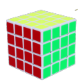 JLT 4x4 Neon Color Rubics Cube. 
