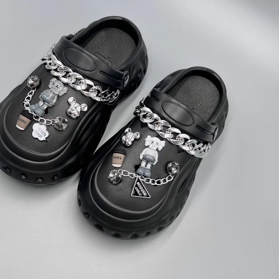 Crocs Charms Shoes Accessories Elf Hair Ball Buckle Violent Bear