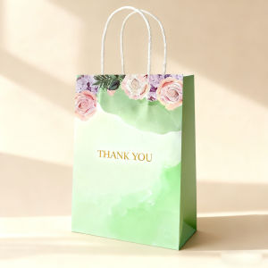 【50-1000PCS】Happy Birthday Goodies Bag Paper Gift Bag Beg Goodies Kahwin Paper Bag Doorgift for Wedding for Kids 100pcs Door Gift Happy Birthday Exclusive Gift for Teacher Xmas
