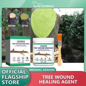 Yegbong Plant Tree Wound Healing Sealant Waterproof Smear Plant Glue Adhesion Agent Paste For Bonsai Modeling Pruning Grafting healing Tree Wound Sealer with brush Pruning Compound Sealer Healing Paste Tree Repair Multifunction Healing Agent for roses