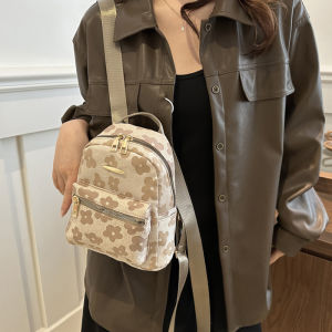 Lishops น่ารัก กระเป๋าสะพายหลัง แต่งลายดอกไม้โซคิ้วท์สุดๆ มี 3 สีให้เลือก ขนาดน่ารักกำลังดี มีซิป เหมาะกับใส่ไปเรียน ใส่ของได้เยอะ ต้องมีแล้วน้าาา