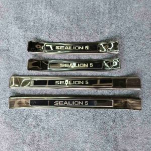 SEALION 5 2024 - 2027 OEM DOOR SIDE STEPSILL SCUFF PLATE STEEL TYPE