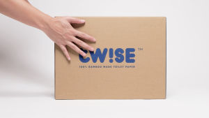 TWISE 100% Bamboo Made Toilet Paper 3-Ply 250 Sheets x 24 Rolls