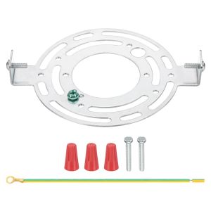 MEEU 115 Mm Light Fixture Mounting Bracket Round Shape 4.5 Inch Universal Mounting Kit Universal with Screw Light Crossbar Wall Lights