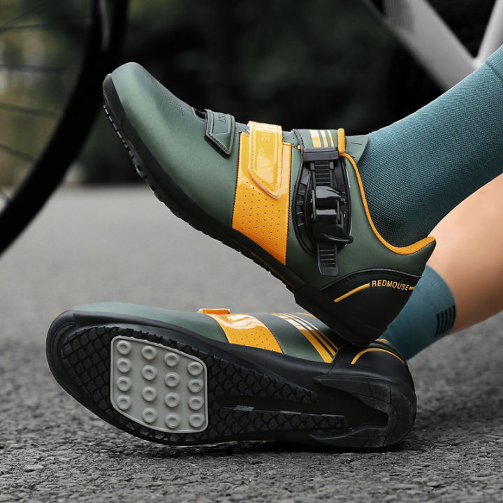 New Pedal Cycling Shoes Non Cleats Men Women Bicycle Shoes Cyclo Cycling Without Cleats Sneaker