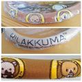 RILAKKUMA Coffee ผ้าหุ้มพวงมาลัย 1 ชิ้น - Steering Wheel Cover กันรอยและสิ่งสกปรก ขนาด 36.5-39 cm. งานลิขสิทธิ์แท้. 