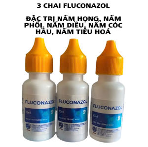 Combo 3 lọ Fluconazol (10ml) - Đặc T.rị Nấm họng nấm cóc hầu nấm miệng nấm diều nấm phổi nấm đường tiêu hóa gà ăn cát uống nước nhiều