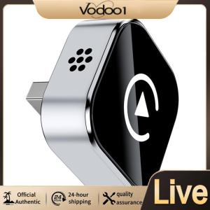 【Vodool】 Wired To Wireless Carplay & Android Auto Mini Adapter Voice Control Auto Connect