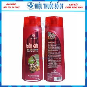 Dầu Gội Hà Thủ Ô Thorakao Ngăn Rụng Tóc Đẩy Lùi Tóc Bạc Sớm Chai 400ml
