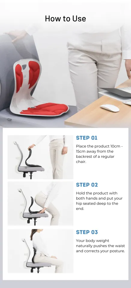 Curble chair best sale lumbar support review