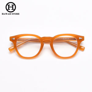 Hawaii Johnny Depp Glasses Anti Radiation Glasses Brand Design High quality Men Women Retro Vintage Transparent Optical Myopia Prescription Eyewear