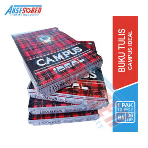 Buku Tulis Sekolah Campus Ideal [Isi 36 Lembar/10 Buku] / Buku Campus 1 Pack / Buku Kampus / Buku Sekolah 1 Pak / Buku Tulis 1 Pak / Buku Tulis Kampus / Buku Tulis Sekolah 1 Pak Murah / Buku Tulis Sekolah Kuliah SMP SMA Kuliyah