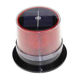 Đèn nhấp nháy không thấm nước cho nhà máy Xe thuyền Navigation đèn cảnh báo nhấp nháy năng lượng mặt trời với đế nam châm