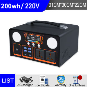 Outdoor mobile power portable large-capacity battery with socket self-driving tour camping living power outage emergency