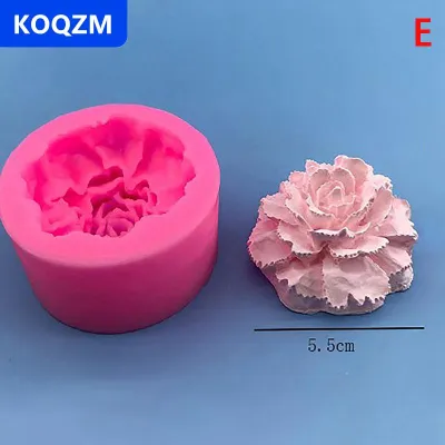 [COD] KOQZM Silicone bánh khuôn sô cô la xà phòng làm công cụ nến khuôn dập nổi hoa nở hương liệu kẹo handmade trang trí đám cưới