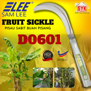 SYK SAMLEE D0601 12" Heavy Duty Fruit Sickle Fruit Knife Banana Sickle Sabit Pisang Sabit Buah Sabit Rumput Pisau Sabit