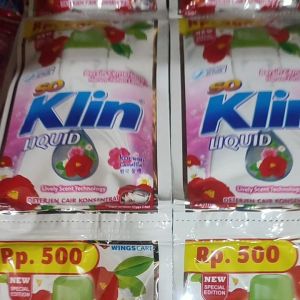 so klin  deterjen cair 22ml x 24 sachet