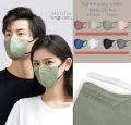 CSK KNPro 10Pcs Aesthetic FaceMask Neutral Filter Anti Viral Mask 3PLY w/out Nosewire. 
