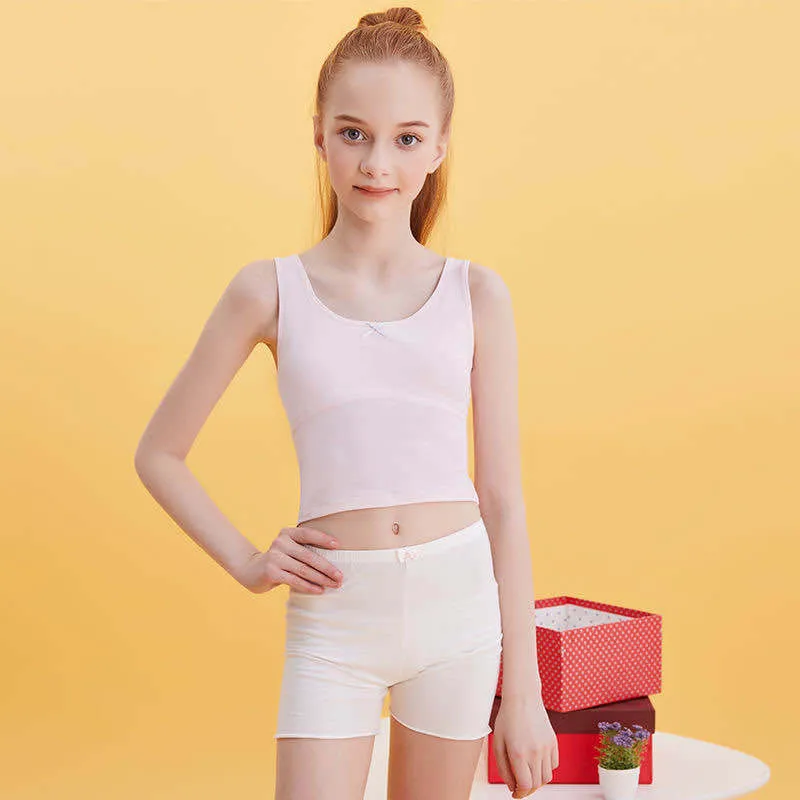 Bra Sport Crop Tank Top For Kids Teens Girls Underwear