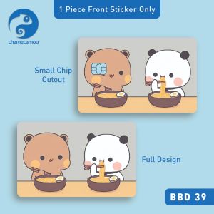 Bubu Dudu - Sticker For ATM Bank Credit Debit Access ID Room Key Card Sticker Skin (High Quality & Waterproof) BBD