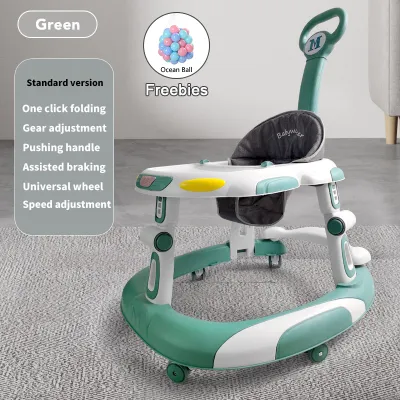 VOGO Baby Walkers walker for baby With music and Small toys Foldable Suitable For 6-24 Months Infant