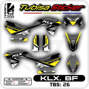Sticker Striping Kawasaki KLX BF G SE - Stiker Striping Variasi KLX BF G SE. TBS.SF.26