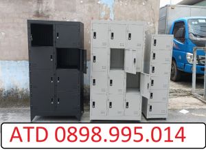 Tủ hồ sơ sắt locker đựng đồ khách hàng nhân viên có khóa riêng nhiều ngăn tủ sắt văn phòng giá rẻ hcm bình dương