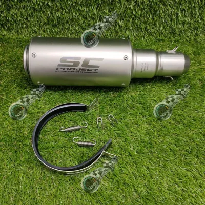 SC PROJECT Racing Exhaust Muffler Tabung 51mm Universal