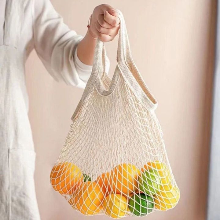 XIMESHAO Reusable Foldable Tote Bag Vegetable Fruit Net Tote Shopping ...