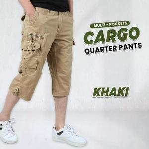 Men’s Summer Cotton Long Cargo Shorts | Casual Multi-Pockets Military Camouflage Hot Breeches Cropped Trousers Comfortable Fit 5XL Available