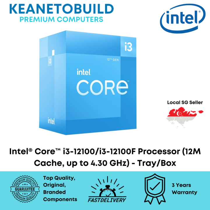 Intel® Core™ i3-12100/i3-12100F Processor (12M Cache, up to 4.30