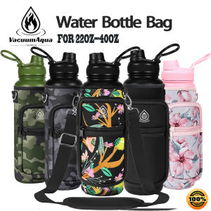 Water Bottle Bag for Aquaflak bag With Sling Vacuum Sleeve Tumbler Pouch Cover For 18oz 22OZ 32oz 40OZ Aquaflak Tumble
