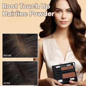 Waterproof Hairline Shadow Powder Hairline Filling Powder Hair Root Concealer Covering White Gray Hair 发际线遮瑕粉