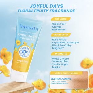 HANASUI Brightening Body Serum | Serum Tubuh 180ml | Symwhite 377 + Glutathione | Kulit Cerah