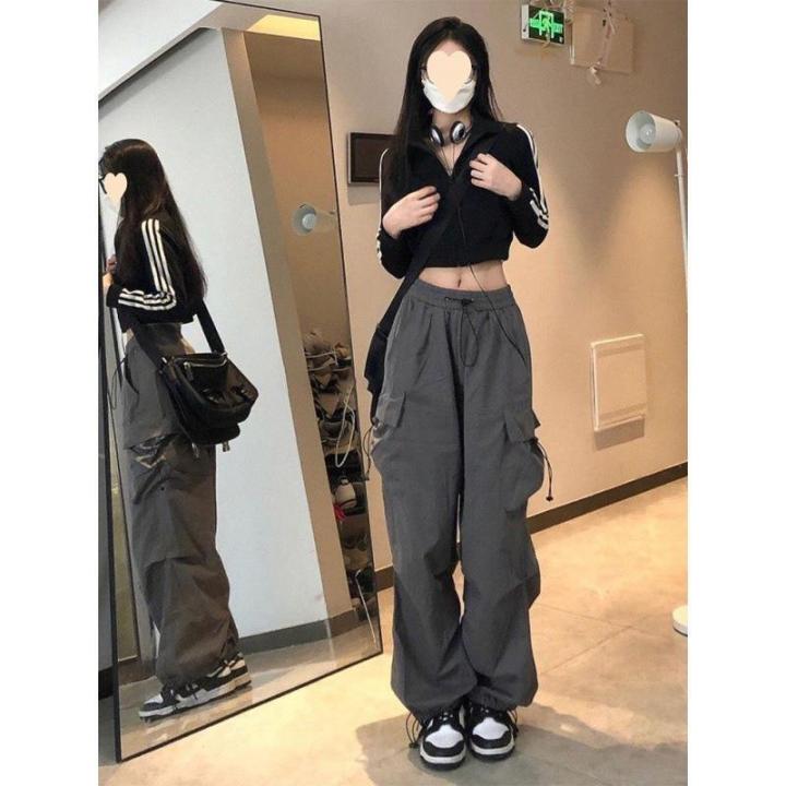 Cargo Pants For Women Street Style Trousers Casual High Waist