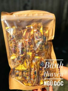 Bánh thuyền granola siêu hạt Lets Nuts túi 500g cung cấp năng lượng dinh dưỡng cho cơ thể đồ ăn vặt giảm cân