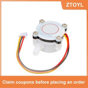 【ZTOYL】 1 cái chuyển đổi Meter lưu lượng kế truy cập 0.3-6l min nước cà phê cảm biến lưu lượng kết nối với 6 mét Hose DIY phụ kiện
