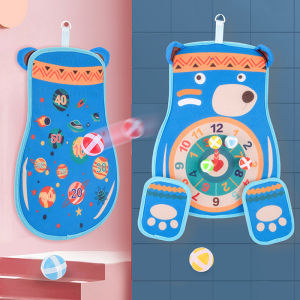 Bảng Phi Tiêu Bóng Dính Bảng Phi Tiêu Hình Thú - Đồ Chơi Ném Bóng Gai Tặng Kèm Bóng An Toàn Cho Bé Vui Chơi