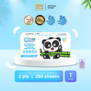 Miutiss Premium Bamboo Tissue / Tisu Bambu - Facial Tissue 250s