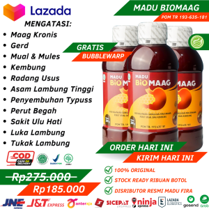 Madu Biomaag Asli Original Obat Asam Lambung Maag Kronis Paling Ampuh