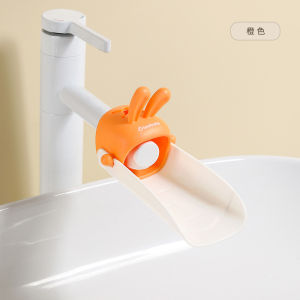 Rabbit Childrens Cartoon Faucet Extender Anti splash Water Bathroom Kitchen Faucet Cute Rabbit Extender Anti splash