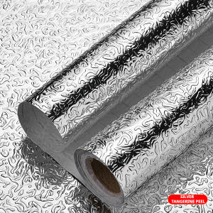 Oil-Proof Kitchen Self-Adhesive Aluminum Foil Heat-Resistant Wall & Cabinet Protector【Lucky Home】